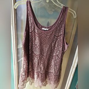 Womans Maurice rose tank cami XL